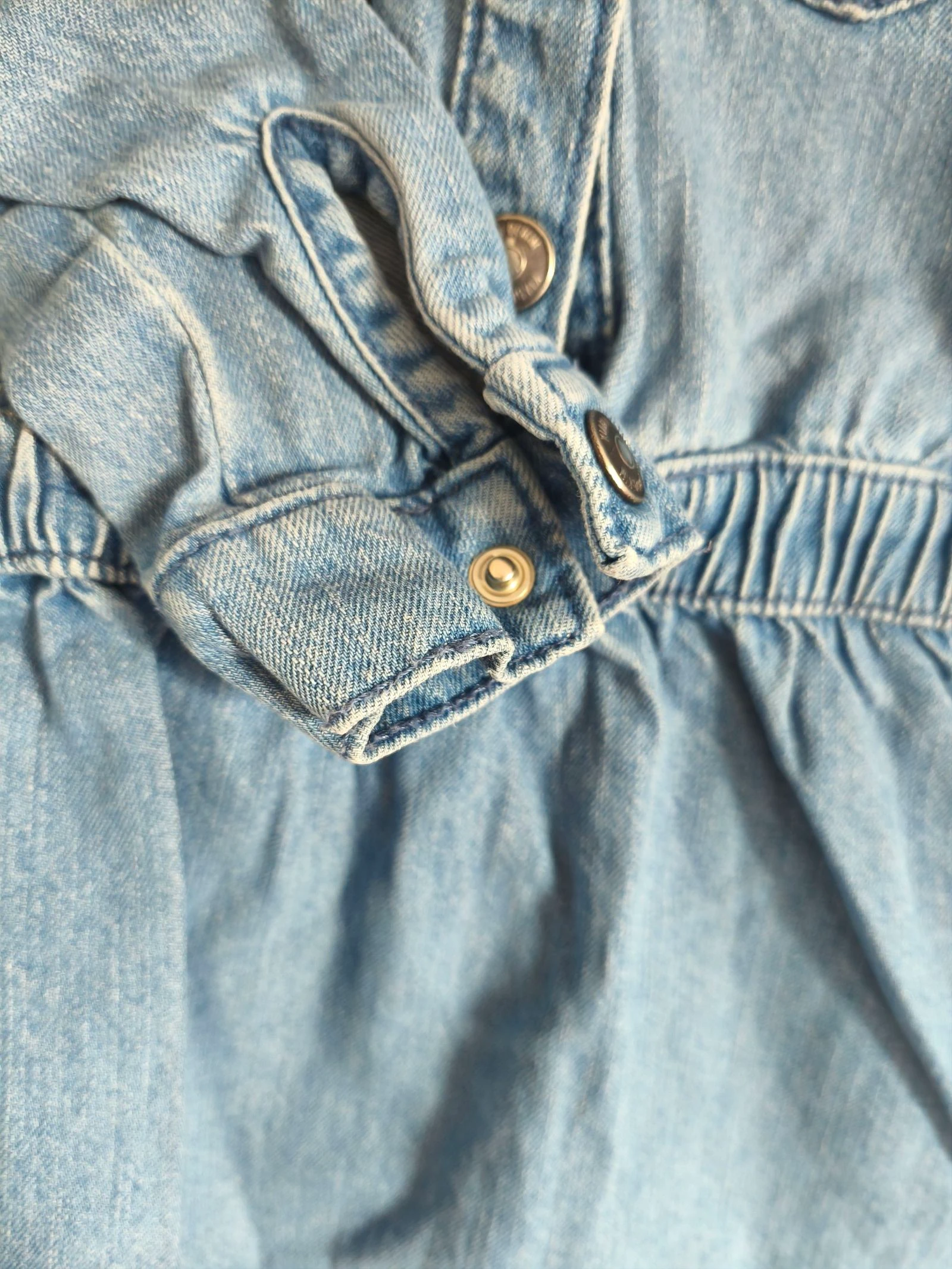Vestido de jean de mangas largas para niña (4 años) – photo 6